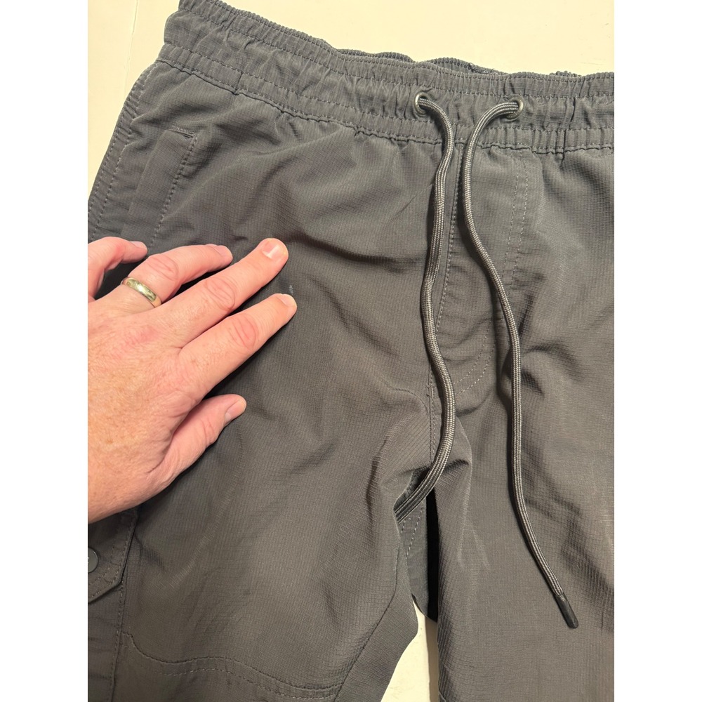 Tahari Womens Gray Ripstop Cargo Jogger Pants Size Medium Drawstring Hiking - Picture 5 of 6
